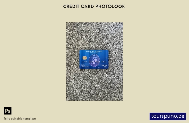 listo para imprimir plantilla frontal de apariencia fotográfica de tarjeta de ef